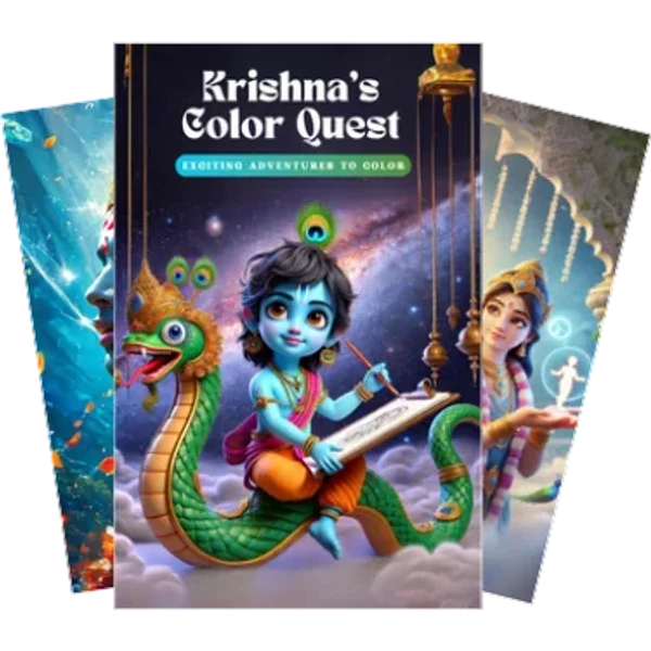 Bhagavad Gita for Kids + Free Coloring Book + Free Wall Art
